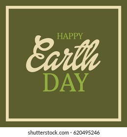 Vector illustration of a Banner for Happy Earth Day.