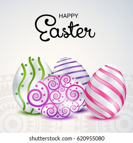 Vector illustration of a Banner for Happy Easter.