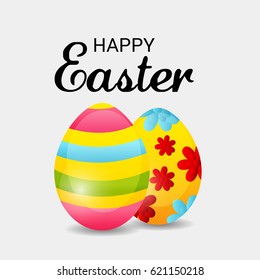 Vector illustration of a Banner for Happy Easter.