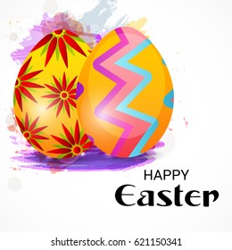 Vector illustration of a Banner for Happy Easter.