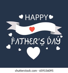 Vector illustration of a Banner for Happy Father's day.
