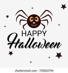 Vector illustration of a Banner for Happy Halloween.