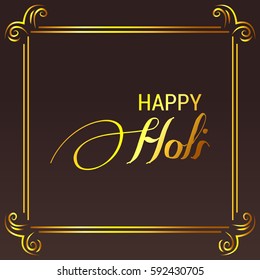 Vector illustration of a Banner for Happy Holi.
