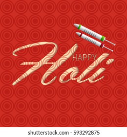 Vector illustration of a Banner for Happy Holi.