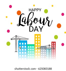 Vector illustration of a Banner for Happy Labour Day.