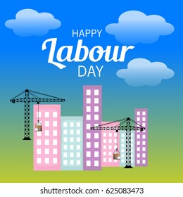 Vector illustration of a Banner for Happy Labour Day.