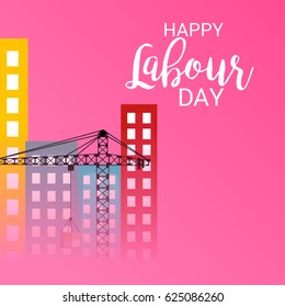 Vector illustration of a Banner for Happy Labour Day.