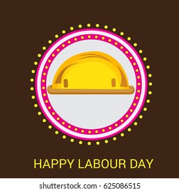 Vector illustration of a Banner for Happy Labour Day.