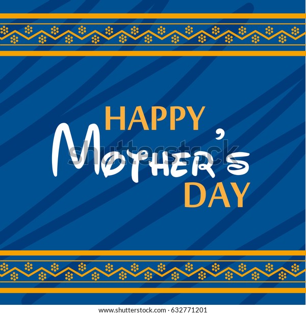 Vector Illustration Banner Happy Mothers Day Stock Vector Royalty Free 632771201 Shutterstock