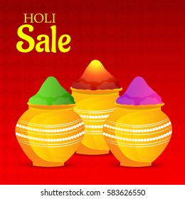 Vector illustration of a Banner For Holi Celebration.
