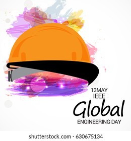 Vector illustration of a Banner for IEEE Global Engineering Day.