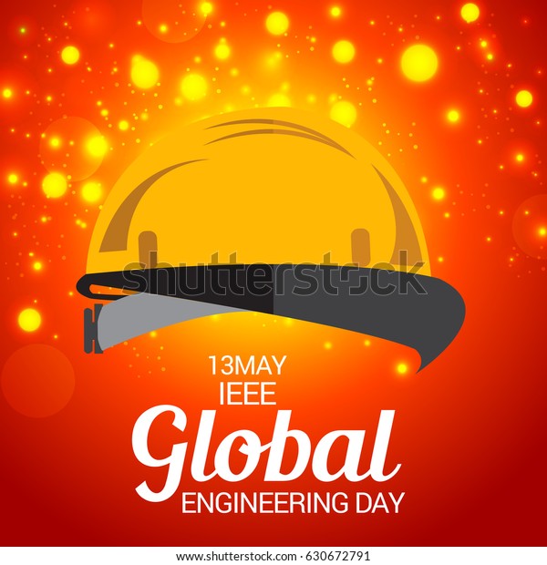 Vector Illustration Banner Ieee Global Engineering Stock Vector