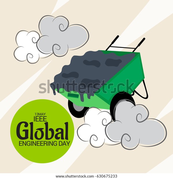 Vector Illustration Banner Ieee Global Engineering Stock Vector