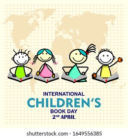 Vector illustration of a Banner for International Children's Day. - Vector 