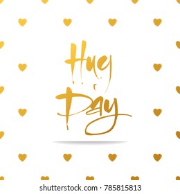 Vector illustration of a Banner for International Hug Day. 
