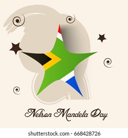 Vector illustration of a Banner for International Nelson Mandela Day.