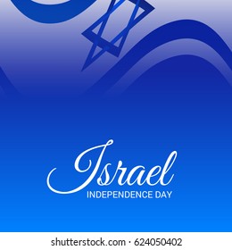 Vector illustration of a Banner for Israel Independence Day.