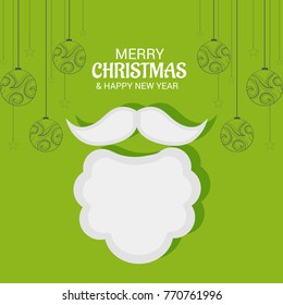 Vector illustration of a Banner for Merry Christmas.