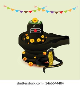 Vector illustration of a Banner for Nag Panchami.