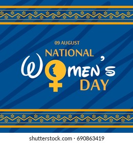 Vector illustration of a Banner for National Women's Day.