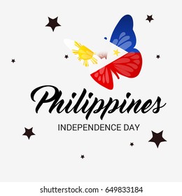 Vector illustration of a Banner for Philippines Independence Day.