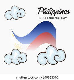 Vector illustration of a Banner for Philippines Independence Day.