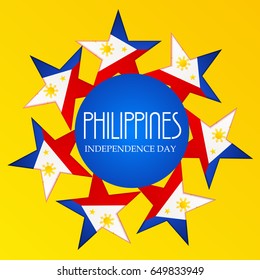Vector illustration of a Banner for Philippines Independence Day.