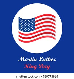 Vector illustration of a Banner or Poster for Martin Luther King Day.