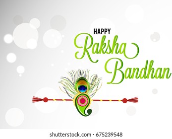 Vector illustration of a Banner for Raksha Bandhan.