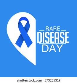 Vector illustration of a Banner for Rare Disease Day.