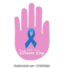 Vector illustration of a Banner for Rare Disease Day.