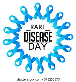 Vector illustration of a Banner for Rare Disease Day.