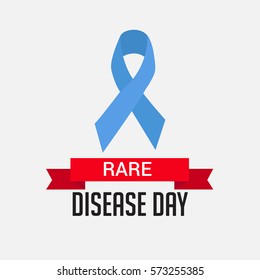 Vector illustration of a Banner for Rare Disease Day.