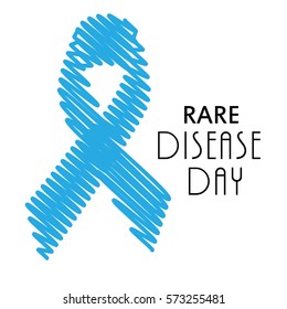 Vector illustration of a Banner for Rare Disease Day.