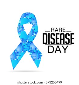 Vector illustration of a Banner for Rare Disease Day.