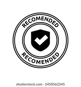 Vector illustration banner recommended vector illustration