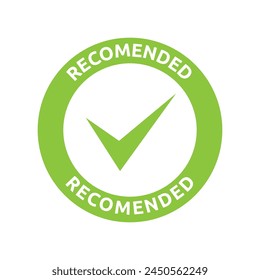 Vector illustration banner recommended vector illustration