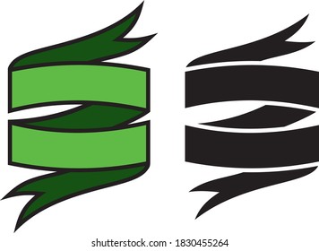 Vector illustration of the banner ribbons