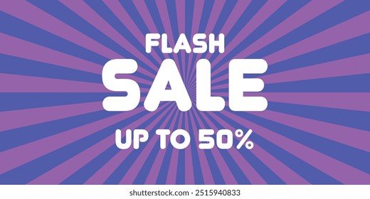 Vector illustration, banner for sales, in the style of the 60s, 70s, for the design of business cards, banners, publications in social networks, bright style, hypnotic effect