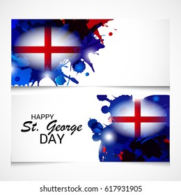 Vector illustration of a Banner for St George Day.