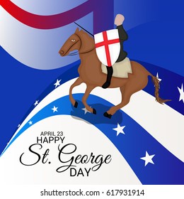 Vector illustration of a Banner for St George Day.