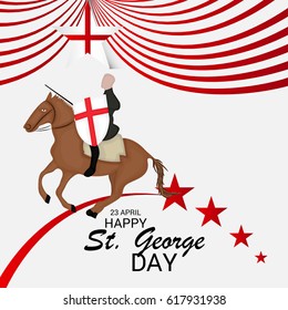 Vector illustration of a Banner for St George Day.