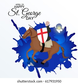 Vector illustration of a Banner for St George Day.