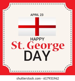 Vector illustration of a Banner for St George Day.