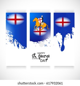 Vector illustration of a Banner for St George Day.
