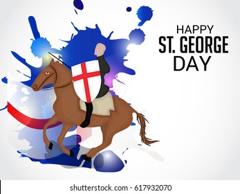 Vector Illustration Of A Banner For St George Day.