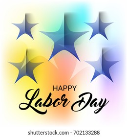 Vector illustration of a Banner for USA Labor Day.