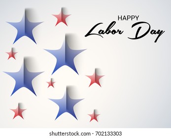 Vector illustration of a Banner for USA Labor Day.