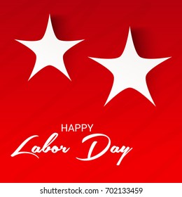 Vector illustration of a Banner for USA Labor Day.