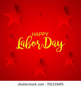 Vector illustration of a Banner for USA Labor Day.
